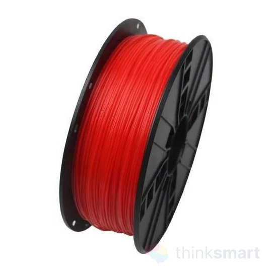 Gembird 3DP-ABS1.75-01-FR ABS 3D nyomtatószál, 1.75mm - fluoreszkáló piros | 1kg 