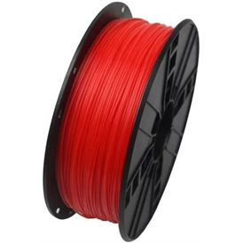 Gembird 3DP-ABS1.75-01-FR ABS 3D nyomtatószál, 1.75mm - fluoreszkáló piros | 1kg 
