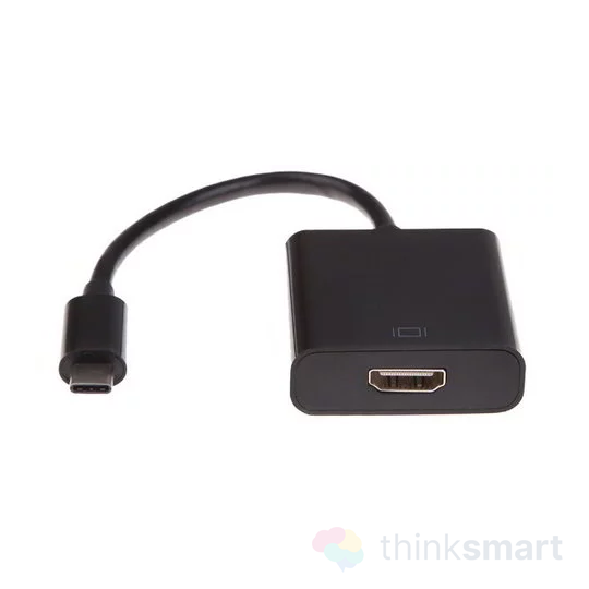 Gembird USB-C (apa) és HDMI (anya) adapter -fekete (A-CM-HDMIF-01)