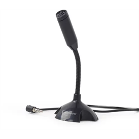 Gembird MIC-D-02 asztali mikrofon - fekete