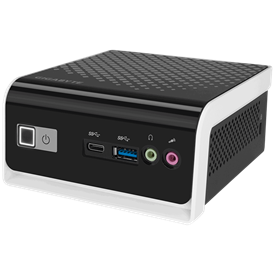 Gigabyte GB-BLCE-4000C PC BRIX, Intel Celeron N4000 2.6 GHz, HDMI, D-Sub, LAN, WIFI, Bluetooth, 2,5" HDD hely, USB 3.0