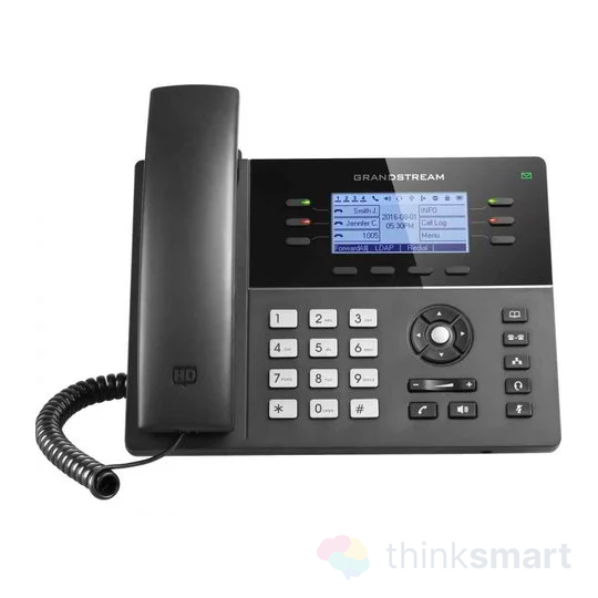 Grandstream GXP 1760 HD VoIP telefon - fekete (GXP1760)