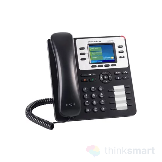 Grandstream GXP 2130 VoIP telefon - fekete (GXP2130v2)