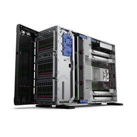 HP P11051-421 torony szerver ProLiant ML350 | Gen10, 10C Xeon-S 4210 2.2GHz, 16GB, NoHDD 8SSF, P408i-a, 1x800W
