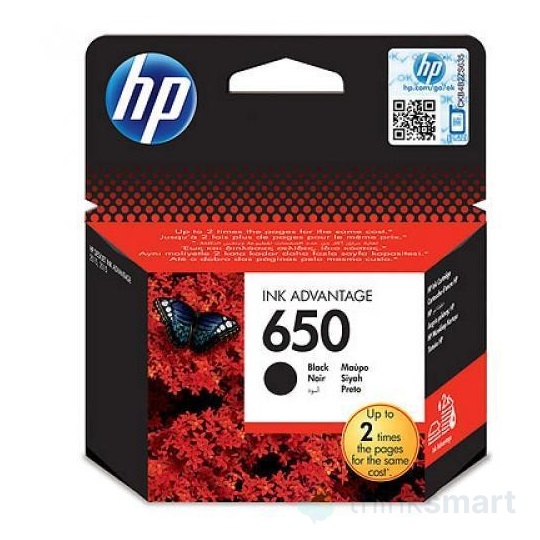 HP Patron No 650 fekete tintapatron Ink Advantage