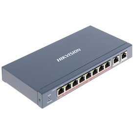 Hikvision DS-3E0310HP-E Switch PoE | 8 port 100Mbps, 120W, 2xRJ45 1000Mbps