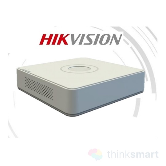 Hikvision DS-7108HQHI-K1 DVR rögzítő (8 port, 3MP, 2MP/200fps, H265+, 1x Sata, Audio, 2x IP kamera)