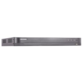 Hikvision DS-7216HQHI-K2/P DVR rögzítő (16 port, 4MP, 4MP/15fps, H265+, 2x Sata, Audio, I/O)