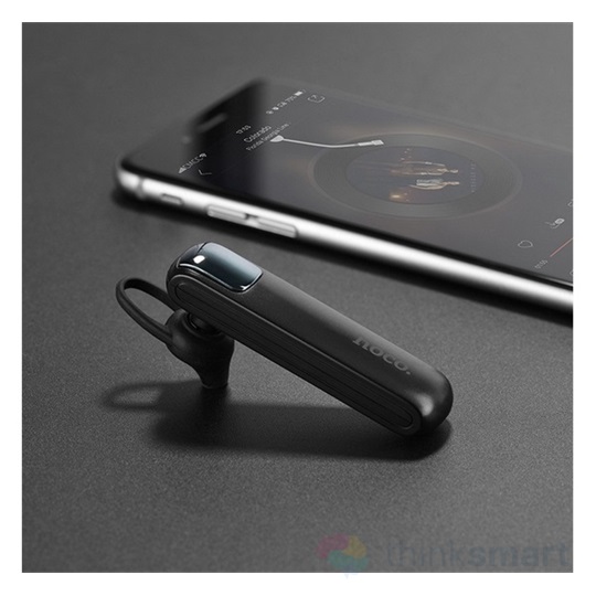 Hoco E37 Gratified Bluetooth headset - fekete | Multipoint