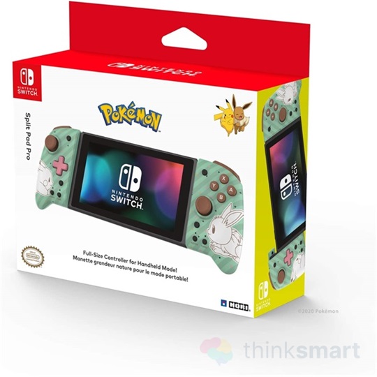 Hori NSW-296U Split Pad Pro gamepad - zöld, Pikachu Black & Gold Edition | Nintendo Switch