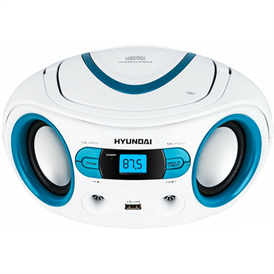 Hyundai TRC533AU3WBL CD-s rádiómagnó - fehér/kék