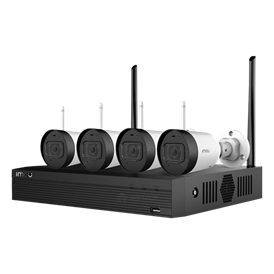 Imou KIT/NVR1104HS-W-S2/4-F22FE vezeték nélküli megfigyelő szett | 4db Wifi 2MP csőkamera, 1 db 4 csatornás Wifi hálózat