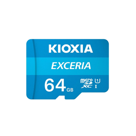 KIOXIA memóriakártya + adapter | 64GB, SDXC, CL10, UHS-I (LMEX1L064GG2)