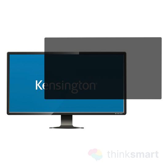 Kensington 626482 betekintésvédelmi szűrő fólia - fekete | 21.5", Wide 16:9, 2 irányú védelem