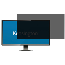Kensington 626482 betekintésvédelmi szűrő fólia - fekete | 21.5", Wide 16:9, 2 irányú védelem