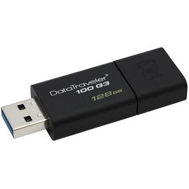 Kingston DT100G3 Pendrive - 128GB - USB 3.0 - DT100G3/128GB