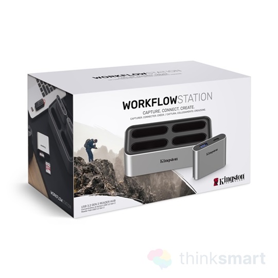 Kingston WFS-U Workflow USB 3.2 dokkoló és miniHUB