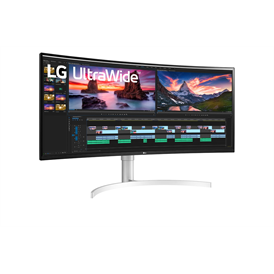 LG 38WN95C 38" QHD+ UltraWide ívelt monitor - szürke | 3840x1600, 21:9, HDMI, USB-C, USB, Thunderbolt
