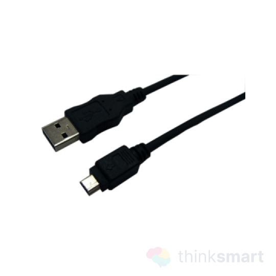 LOGILINK CU0014 USB - miniUSB adatkábel - fekete | 2m