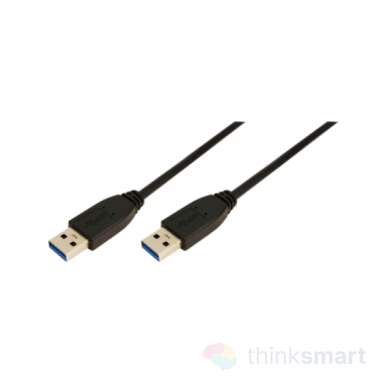 LogiLink CU0039 USB 3.0 A-A adatkábel - fekete | 2m