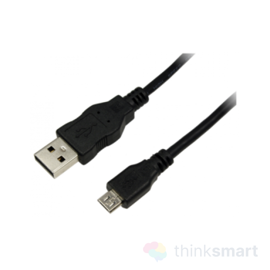 Logilink CU0059 USB-A > microUSB-B adatkábel - fekete | 3.0m