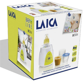 Laica Baby line digitális cumisüveg és bébiétel melegítő - fehér (BC1004E)