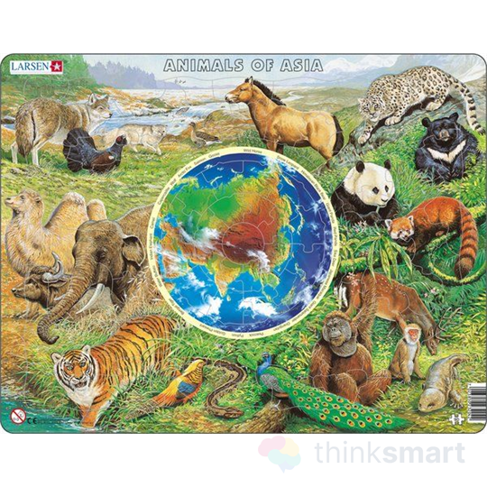 Larsen Ázsia állatvilága AW4 Puzzle