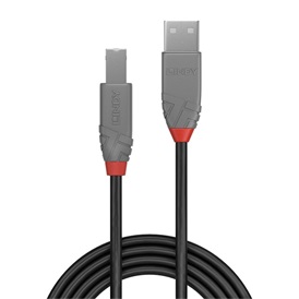 Lindy 36676 Kábel USB 2.0 A - B, Anthara Line, 7,5m