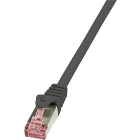 Logilink CQ2073S CAT6 S/FTP Patch kábel PrimeLine AWG27 PIMF LSZH fekete 5,00m
