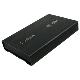 Logilink UA0115 Szuper gyors USB 3.0 alumínium HDD ház, 2,5" SATA HDD-hez, fekete