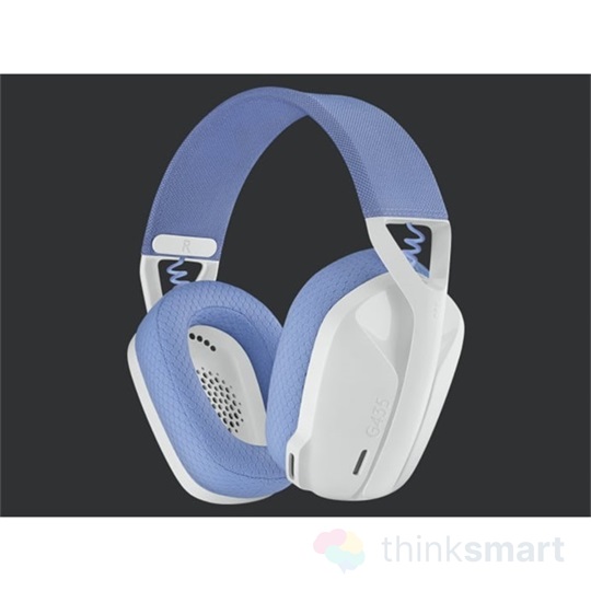 Logitech G435 vezeték nélküli mikrofonos gamer fejhallgató - fehér-kék