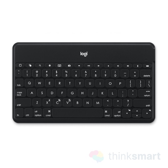 Logitech 920-006710 Keys-To-Go Bluetooth vezeték nélküli billentyűzet - fekete | Apple iPad / iPhone, UK gombkiosztás
