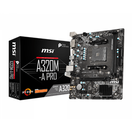 MSI A320M-A PRO Alaplap AM4 AMD A320, mATX