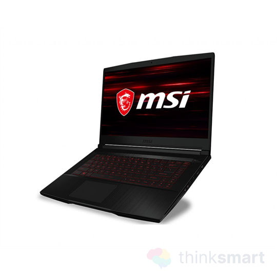 MSI GF63 Thin 10SCSR fekete gamer notebook, 15,6", Intel i5-10300H, 8GB RAM, 512GB SSD, GTX 1650 Ti (9S7-16R412-232HU)