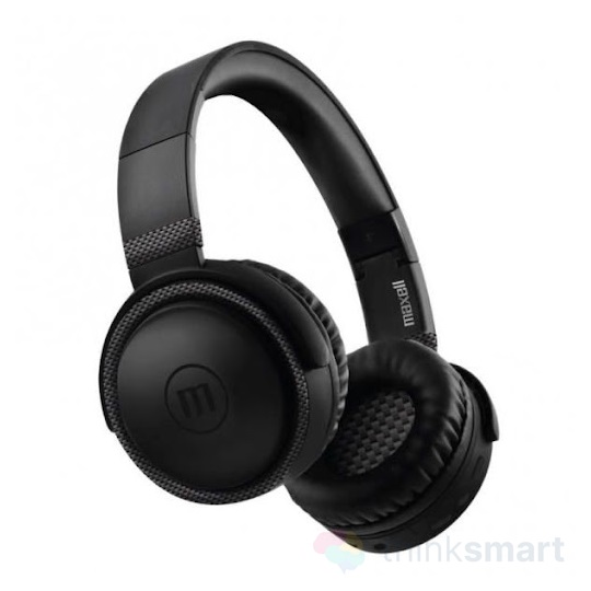 Maxell HB-BTB52 Bluetooth vezeték nélküli fejhallgató, mikrofonnal - fekete | Bluetooth & 3.5mm jack