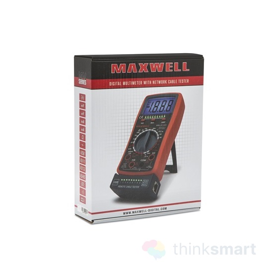 Maxwell 25331 digitális multiméter, kompakt, kábelteszt funkcióval
