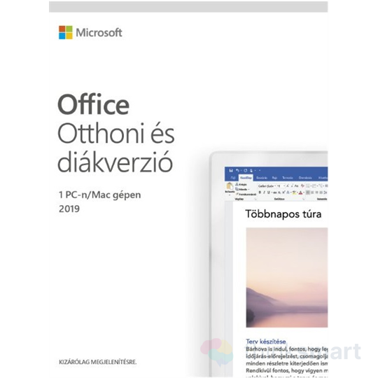 Microsoft Office Home & Student 2019 dobozos irodai szoftver - magyar