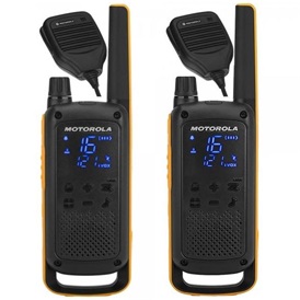Motorola Talkabout T82 Extreme RSM walkie talkie, 2db - fekete/sárga