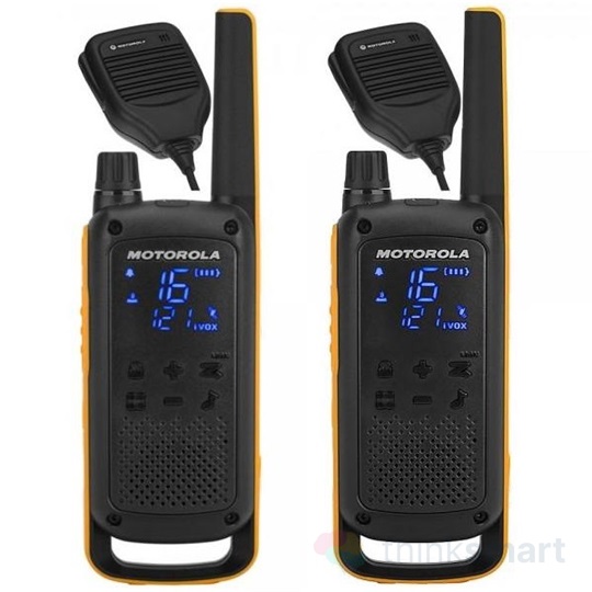 Motorola Talkabout T82 Extreme RSM walkie talkie, 2db - fekete/sárga