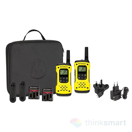 Motorola Talkabout T92 H2O walkie talkie, 2db - sárga