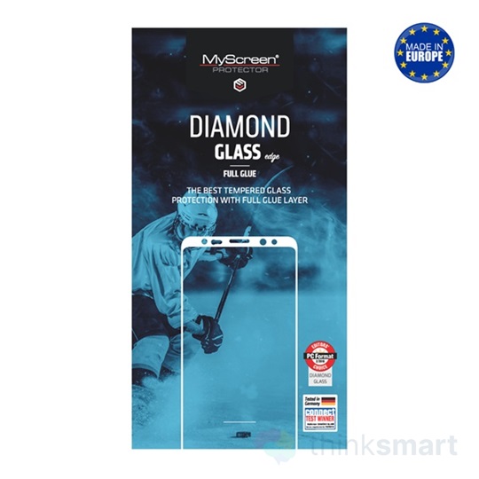 MyScreen Diamond Glass Edge 2.5D 0.33mm kijelzővédő üveg - fekete kerettel | Xiaomi Redmi 9A / 9AT / 9C