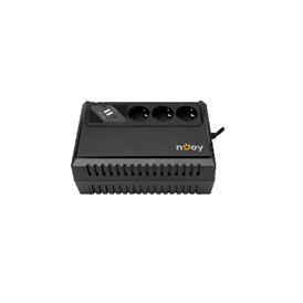 NJOY UPLI-LI065RE-CG01B Renton 650 szünetmentes tápegység - fekete | 650VA, USB, 3 Schuko kimenet, line-interaktív