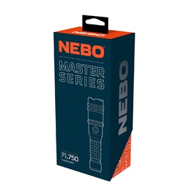 Nebo Master Series FL750 zseblámpa - fekete/narancs