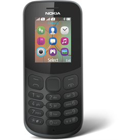 Nokia 130 (2017) DualSIM 2G mobiltelefon - 4MB - fekete