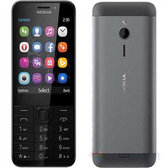 Nokia 230 DualSIM 2G mobiltelefon - sötét szürke