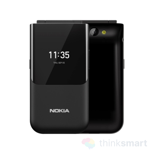 Nokia 2720 Flip mobiltelefon - fekete | 4GB, 512MB RAM, DualSIM