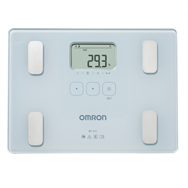 Omron BF212 testösszetétel-elemző mérleg (súly/testzsír(%)/testtömegindex mérés, 4 felhasználó)
