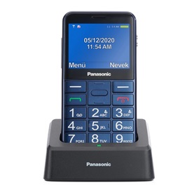 Panasonic KX-TU155EXCN Senior mobiltelefon - kék