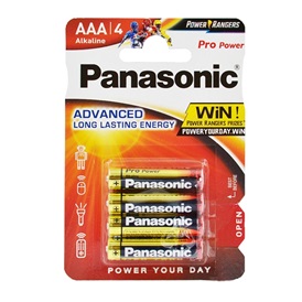 Panasonic LR03PPG/4BP Pro Power AAA mikro 1.5V szupertartós alkáli elemcsomag