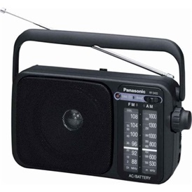 Panasonic RF-2400DEG-K hordozható rádió - fekete